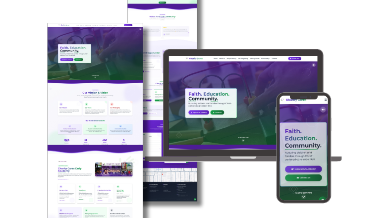 Charity Cares - Non-Profit Organization Website