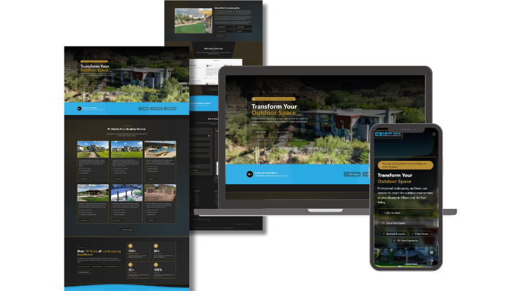 New Era Landscape and Design - Professional Landscaping Website
