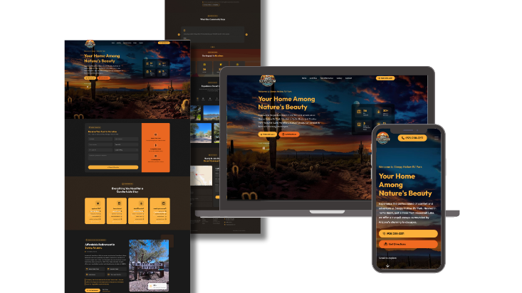 Sleepy Hollow RV Park - Responsive Website Design